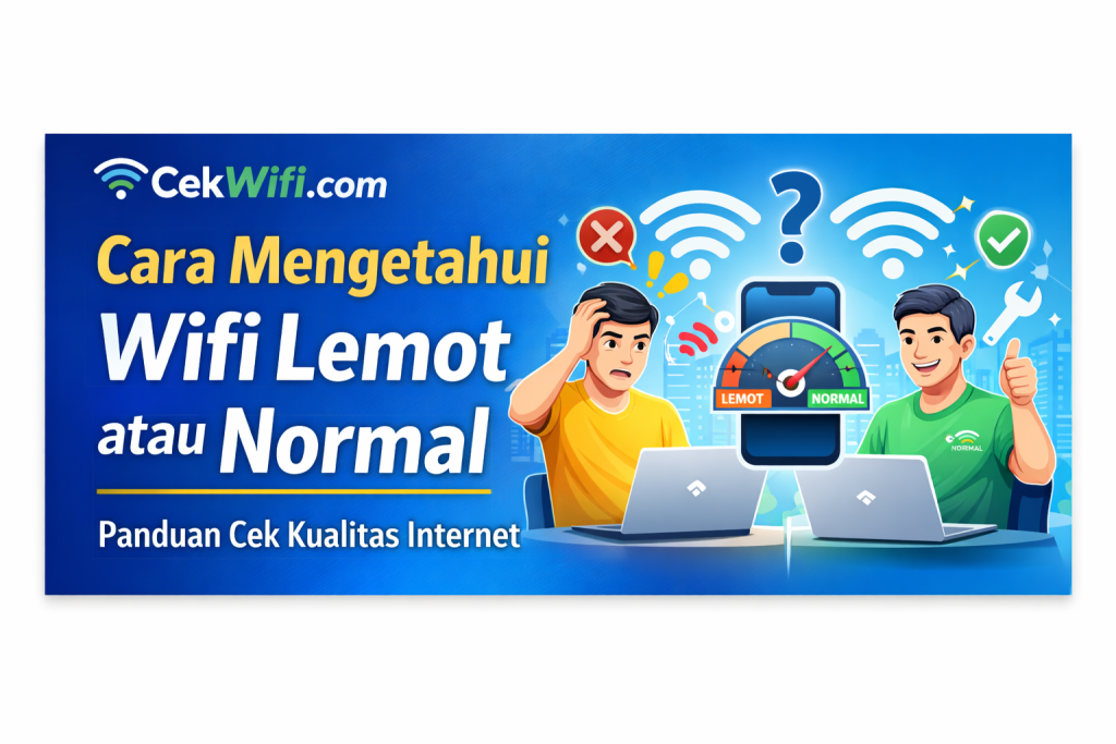Cara Mengetahui Wifi Lemot atau Normal | Panduan Lengkap