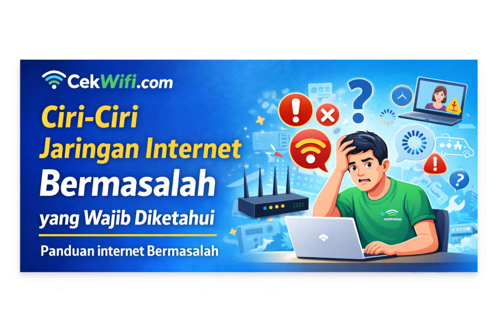 Ciri-Ciri Jaringan Internet Bermasalah yang Wajib Diketahui