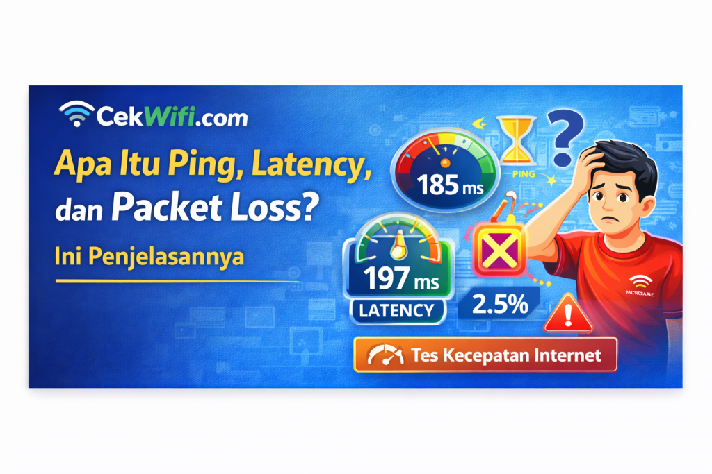 Apa Itu Ping, Latency, dan Packet Loss?