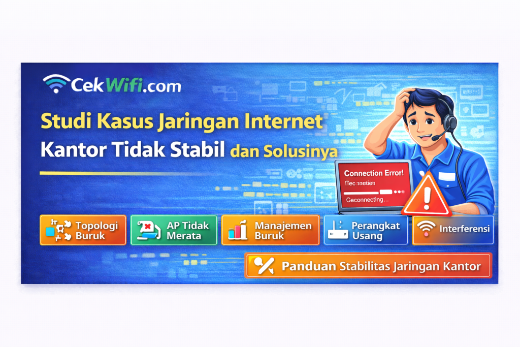Studi Kasus Jaringan Internet Kantor Tidak Stabil