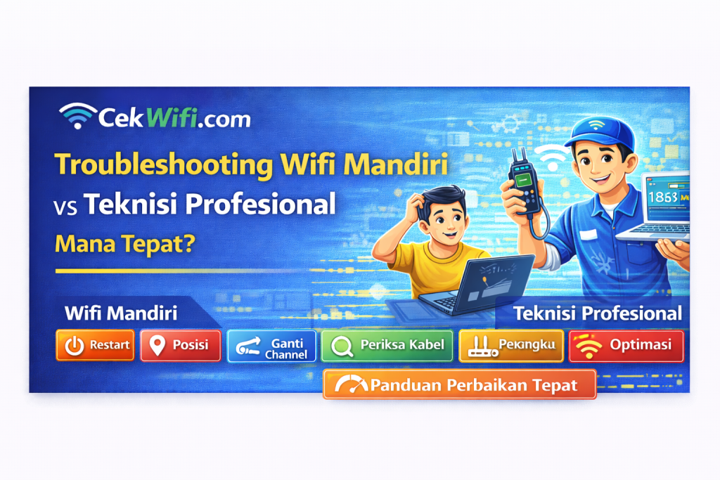 Troubleshooting Wifi Mandiri vs Teknisi Profesional